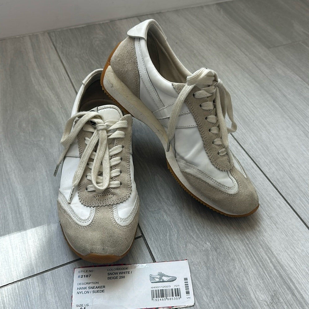 Tory Burch Hank Sneaker Snow White / Beige US 9.5